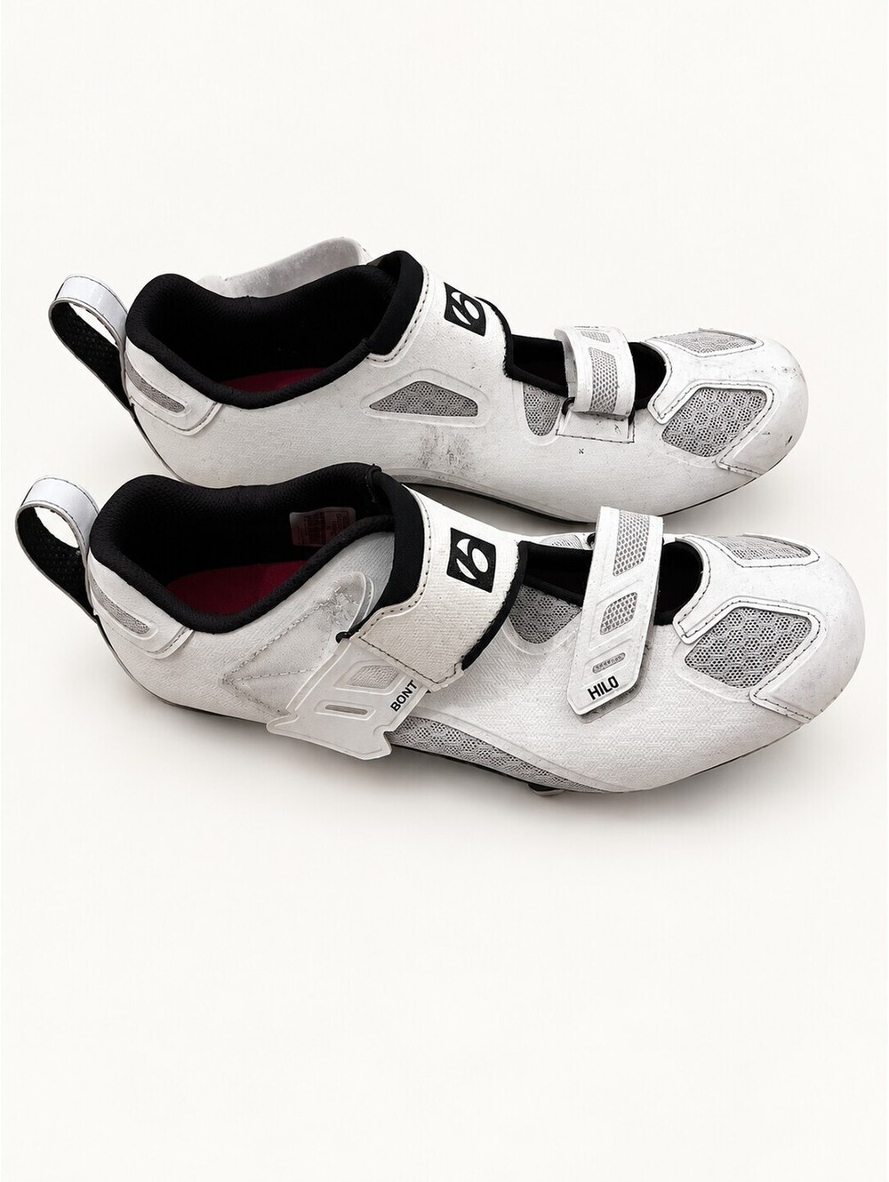 Bontrager Hilo Triathlon Cycling Shoes EU 40 White With Pedals